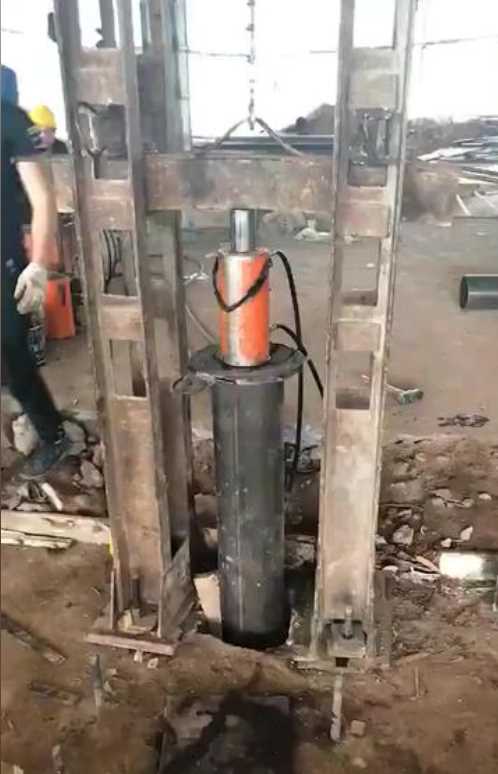 北京密云县钢管桩加固